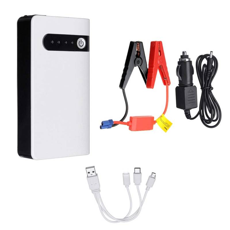 Aflytep USB Auto Starthilfe Auto Batterie Jumper Box Power Bank Batterie LadegeräT 12V 8000MAh Not Start GeräT EU STECKER von Aflytep