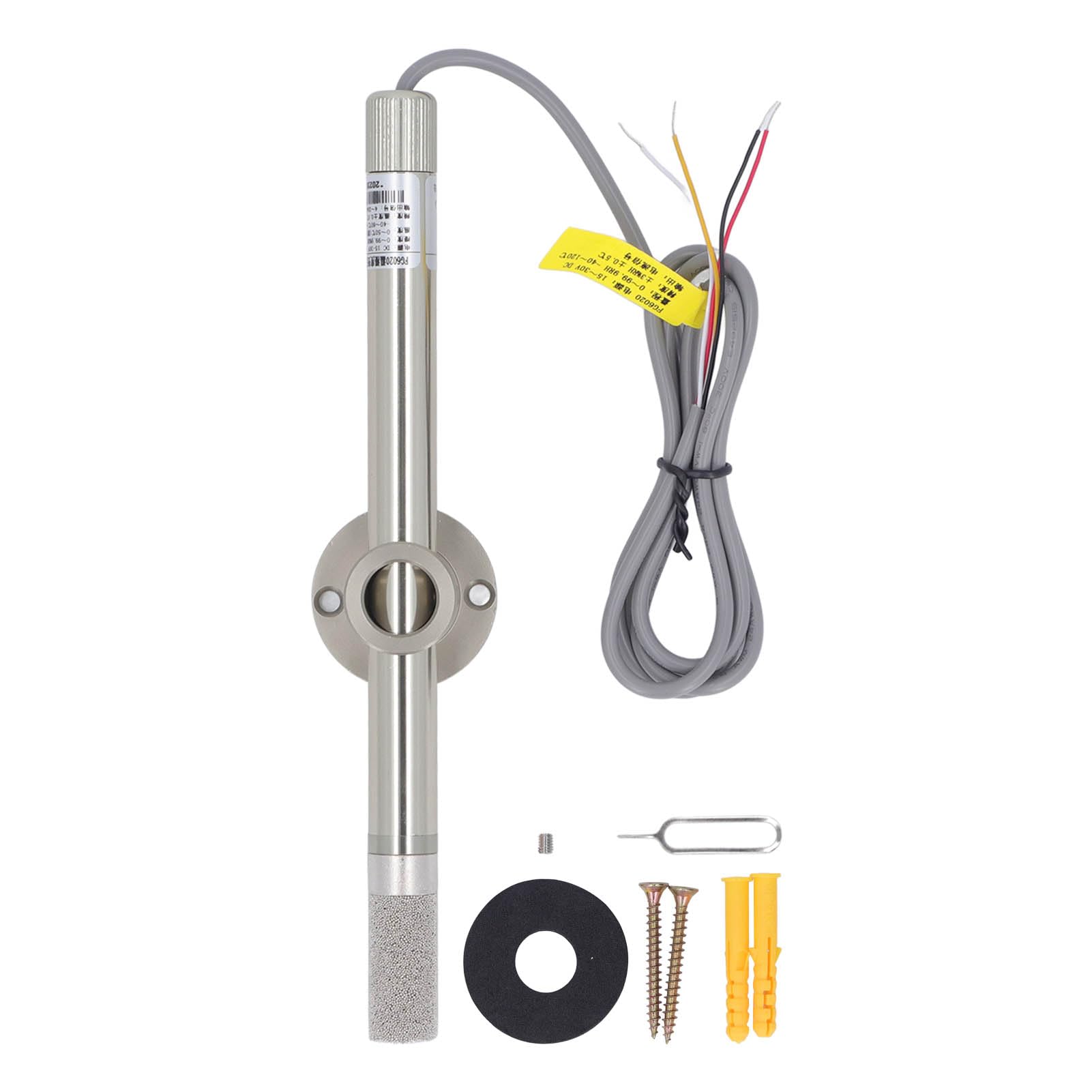 Temperatur-Feuchtigkeitssensor, FG6020 Temperatur-Transmitter-Sonde, 4–20 MA Ausgang, IP68, Wasserdicht, 15–30 V DC-Transmitter-Sensor-Sonde Für Datenerkennung, Gewächshaus Usw., -40–120 ℃ von Agatige