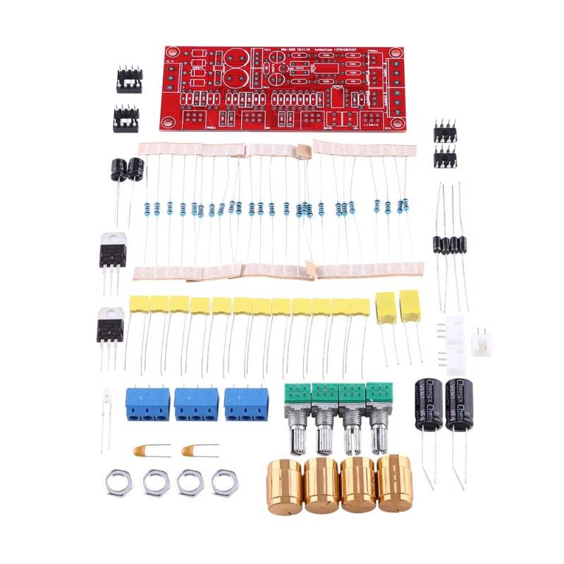 Verstärker Tones Board Kit, AC 12 V Operationsverstärker Hifi Verstärker DIY Verstärker Kit Vorverstärker Ne5532 Vorlautstärke Verstärker Tones Board Kit(散件送旋钮) von Agatige