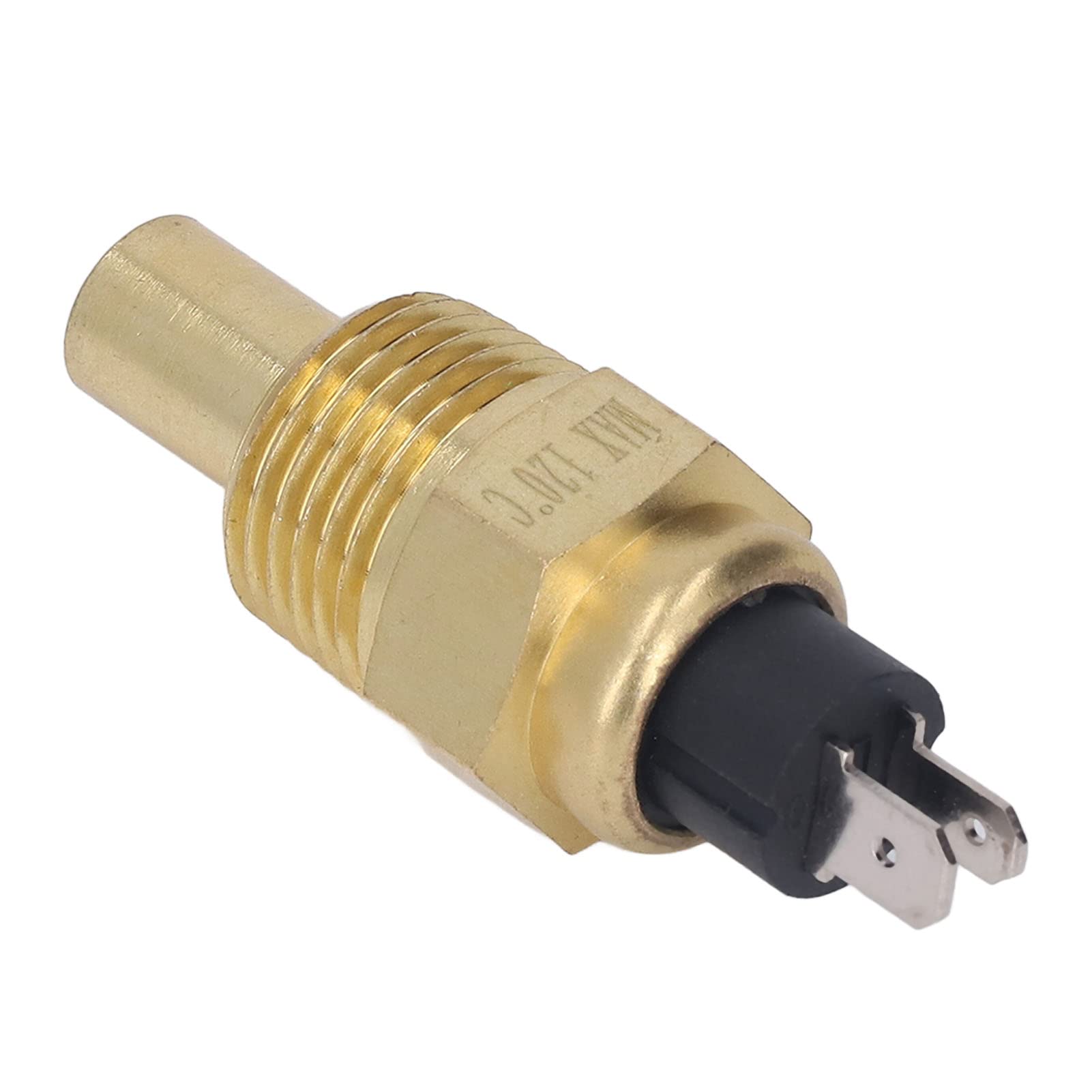 Wassertemperatursensor, Öl-Wasser-Temperatursensor, Motorkühlmittel-Temperaturwandler aus Aluminiumlegierung, 1/2NPT-Gewinde, 6-24 V, 0-120 ℃ (NPT1/2 kurz) von Agatige