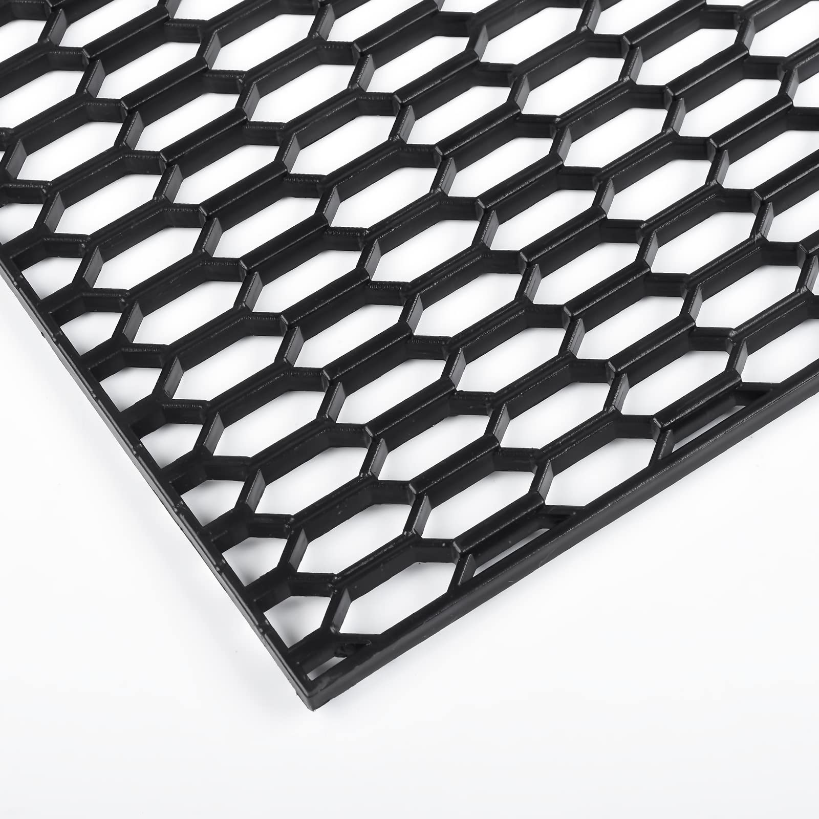 AggAuto 119,38x40,64cm Schwarz ABS-Kunststoff Universal Auto Grill Mesh, Automotive Kühlergrill einfügen Stoßstange Wabenloch 10x25mm Hex Grids von AggAuto