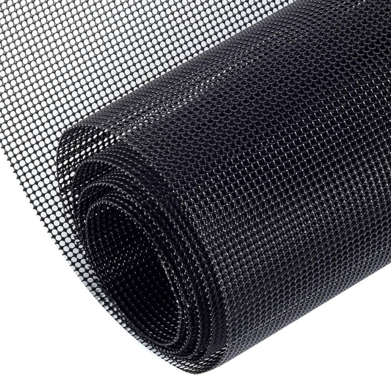 AggAuto Edelstahl Auto Grill Mesh Bildschirm, 120×40cm 304 PVC beschichtet Edelstahl Drahtgeflecht Bildschirm Stahl Gewebte Drahtgeflecht für Auto Grill Vent, Schränke Mesh von AggAuto