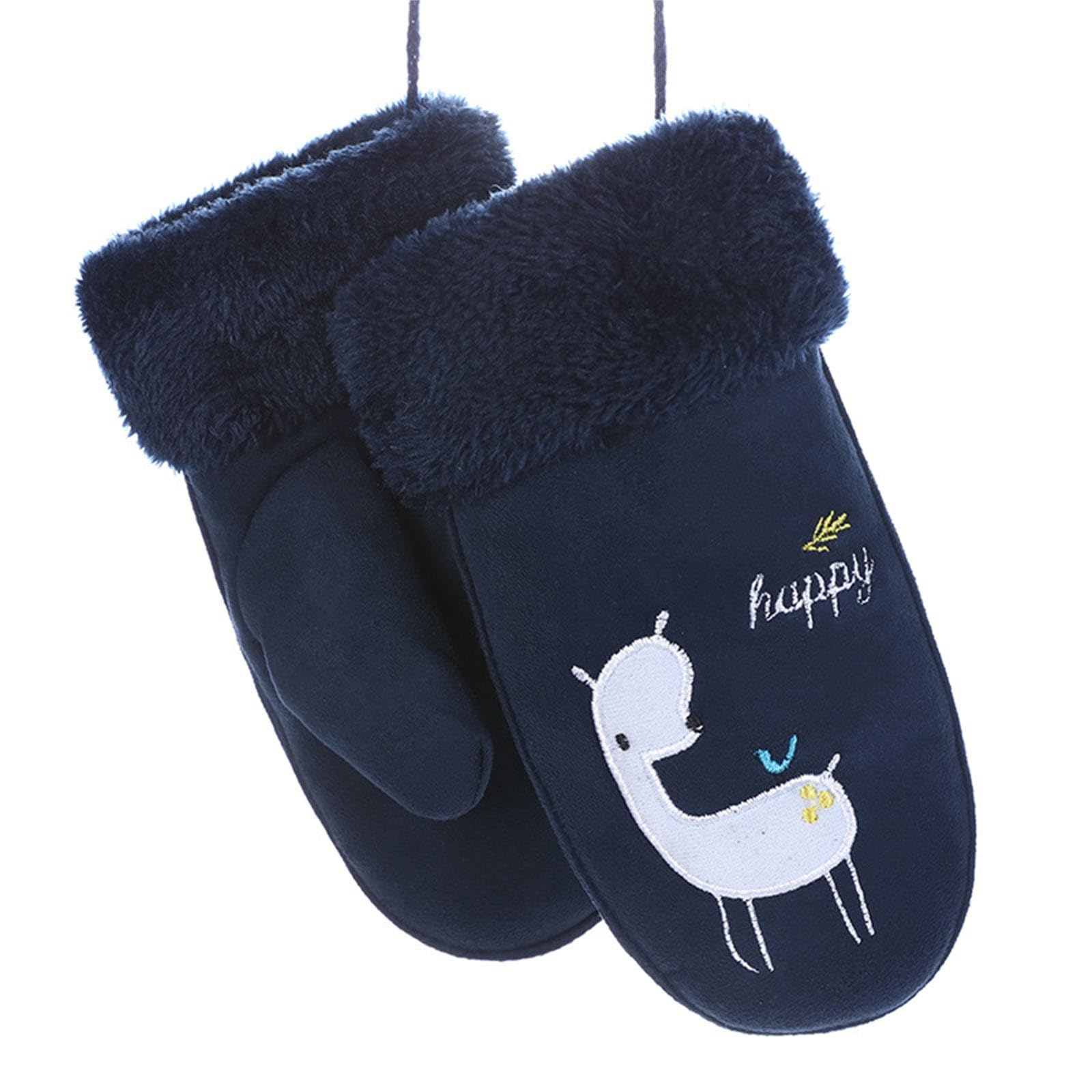 Ahagogo Winter Handschuhe Unisex Baby Fäustlinge Baby Kleinkind Handschuhe Cartoon Fausthandschuh Warme Fäustlinge für Kinder 3-10 Jahre von Ahagogo