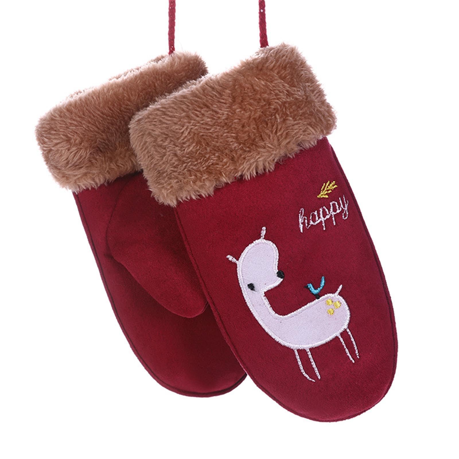 Ahagogo Winter Handschuhe Unisex Baby Fäustlinge Baby Kleinkind Handschuhe Cartoon Fausthandschuh Warme Fäustlinge für Kinder 3-10 Jahre von Ahagogo