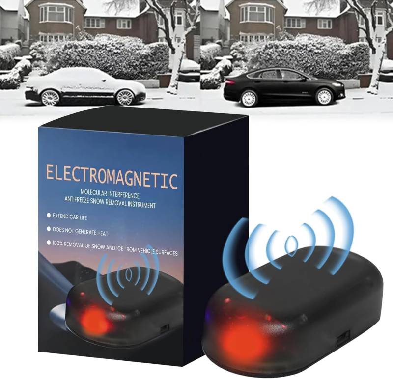 Aicoyiu Elektromagnetische Welle Frostschutz- und Schneeräumungsgerät, Frostschutz-Elektromagnetisches Auto-Schnee-Entfernungsgerät, 2025 Neues Frostschutz-Schneeentfernungsgerät (1 Stück) von Aicoyiu