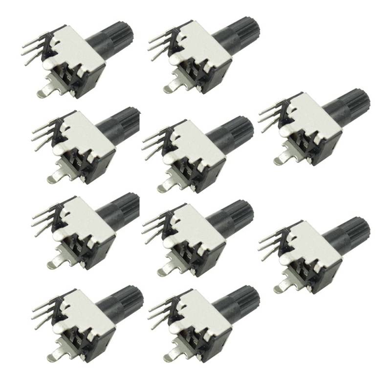 Aihasd 10PCS 200K RV09 Type Vertical Adjustable Potentiometer Resistance von Aihasd