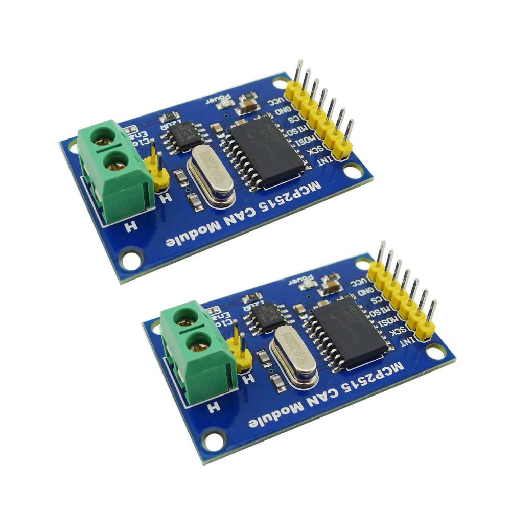 Aihasd 2 Stück MCP2515 CAN-Bus Modul mit TJA1050 Receiver SPI Protocol für Arduino von Aihasd