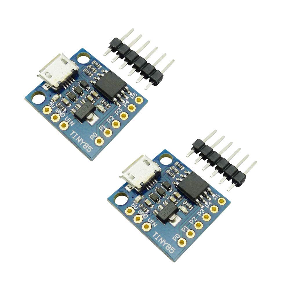 Aihasd 2 Stück Micro Digispark Kickstarter TINY85 USB Development Board für Arduino von Aihasd