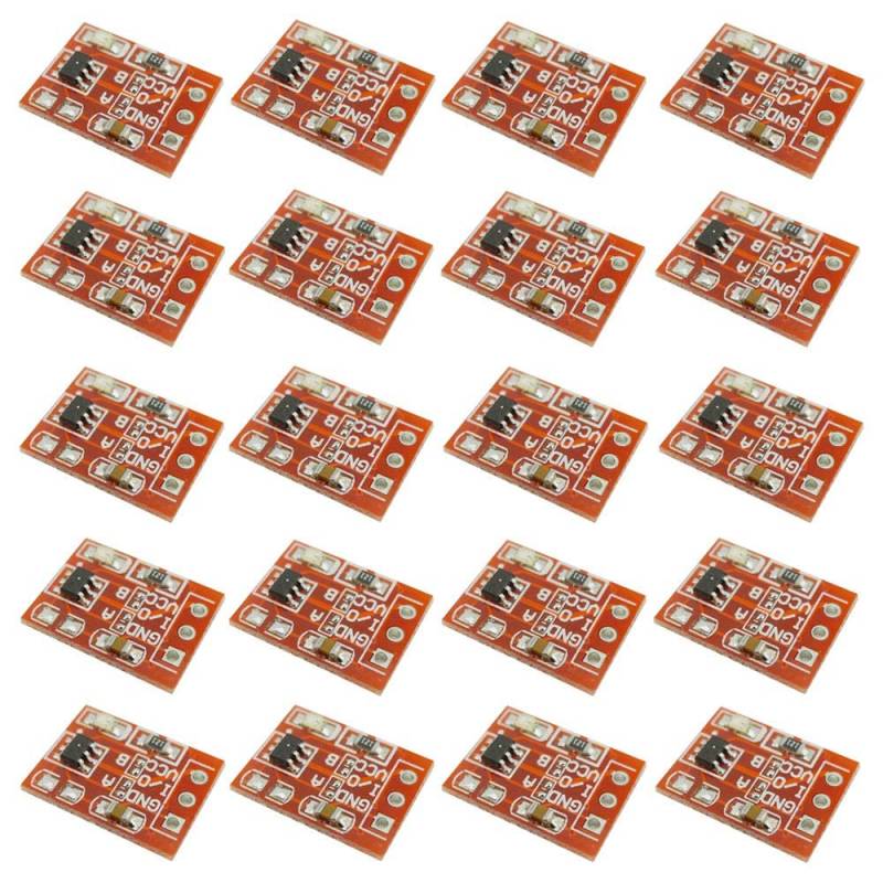 Aihasd 20PCS TTP223 kapazitive Touch-Schalter Taste Selbstverriegelungsmodul für Arduino von Aihasd