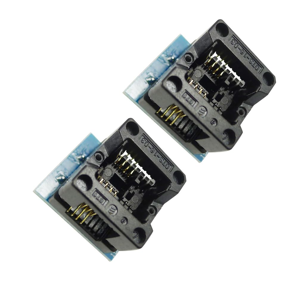 Aihasd 2PCS SOP8 to DIP8 Narrow Programmer Adapter Socket Converter for Programming IC Test von Aihasd