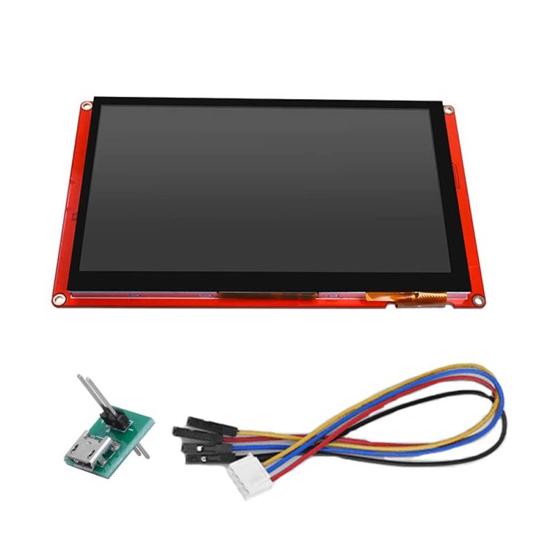 Aihasd 7.0" NX8048P070 Nextion Intelligent HMI USART UART Serial TFT LCD Module Display Capactive Touch Panel Touch Screen pannel (NX8048P070-011C) von Aihasd