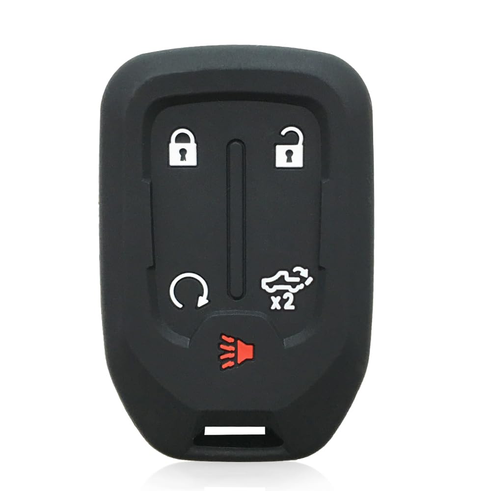 Aikchi für Chevrolet Agile Essentia Sonic Remote Autoschlüssel Gehäuse Silikon Autoschlüssel Shell Cover (Schwarz) von Aikchi