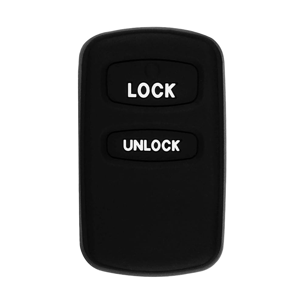 Aikchi für Mitsubishi L200 3000GT XFC DX RA Key Shell Case Silikon Schlüsselabdeckung Autoschlüssel-Fernbedienungsgehäuse (Schwarz) von Aikchi