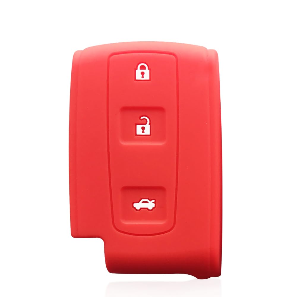 Aikchi für Toyota Harrier Coaster Granvia Previa Remote Key Case Silikon Autoschlüssel Schutzhülle Autoschlüssel Schutzhülle (Rot) von Aikchi