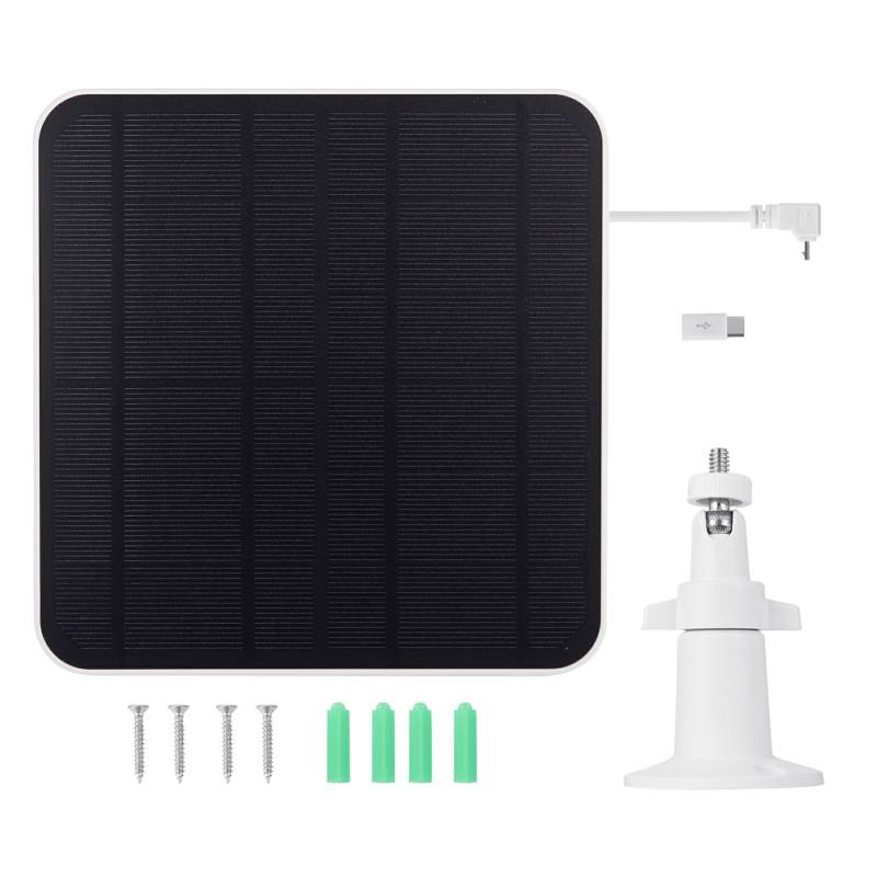 Ailan Hocheffizientes Solarpanel Kit für Kamerapanel für Spotlight Sicherheits Solarpanel für die Arlo Essential Kamera, 5W von Ailan