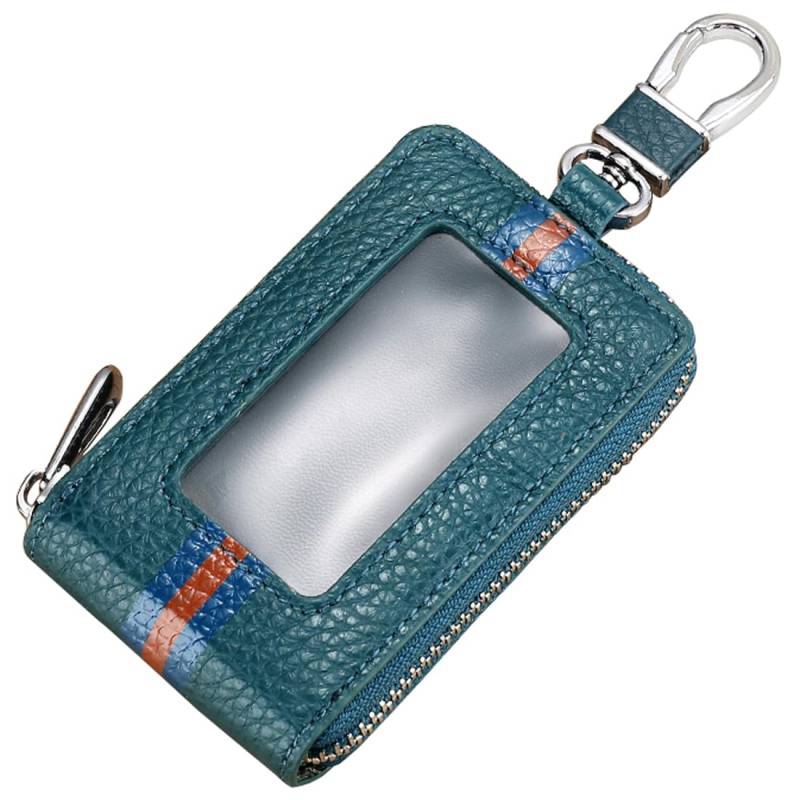 Aileder Faraday Tasche Autoschlüssel Signal Blocker Tasche Keyless Entry Key Fob RFID-Signal Blockierung Auto Schlüssel Hülle Halter Leder Smart Key Protector Tasche (Blau) von Aileder