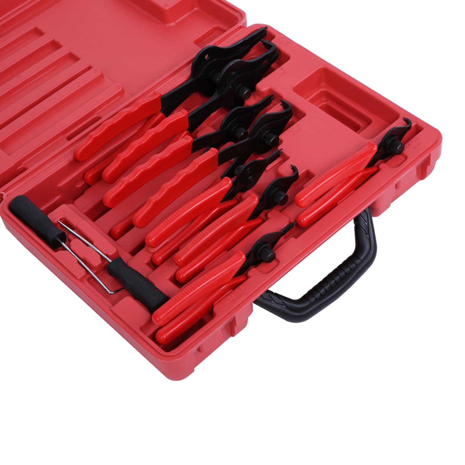 11 PCs Universal Mechanics Internal & External Circlip Plier Tool Set Snap Ring Zange Robustes Kit für die Automobilreparatur von Ailgely