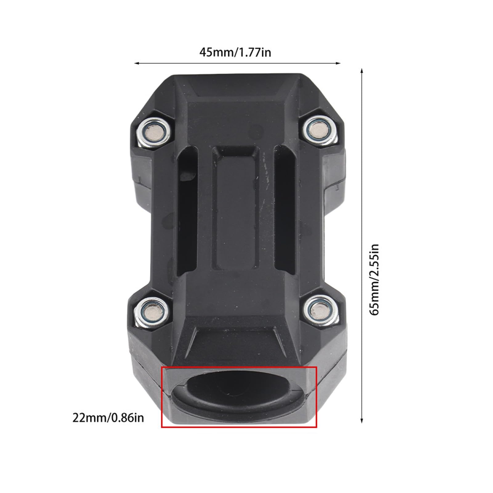 3 Paar Motorrad-Motorschutz-Stoßstangenblock-Schutzdekor 22 25 28 Mm Passend für R1200GS R1150GS von Ailgely