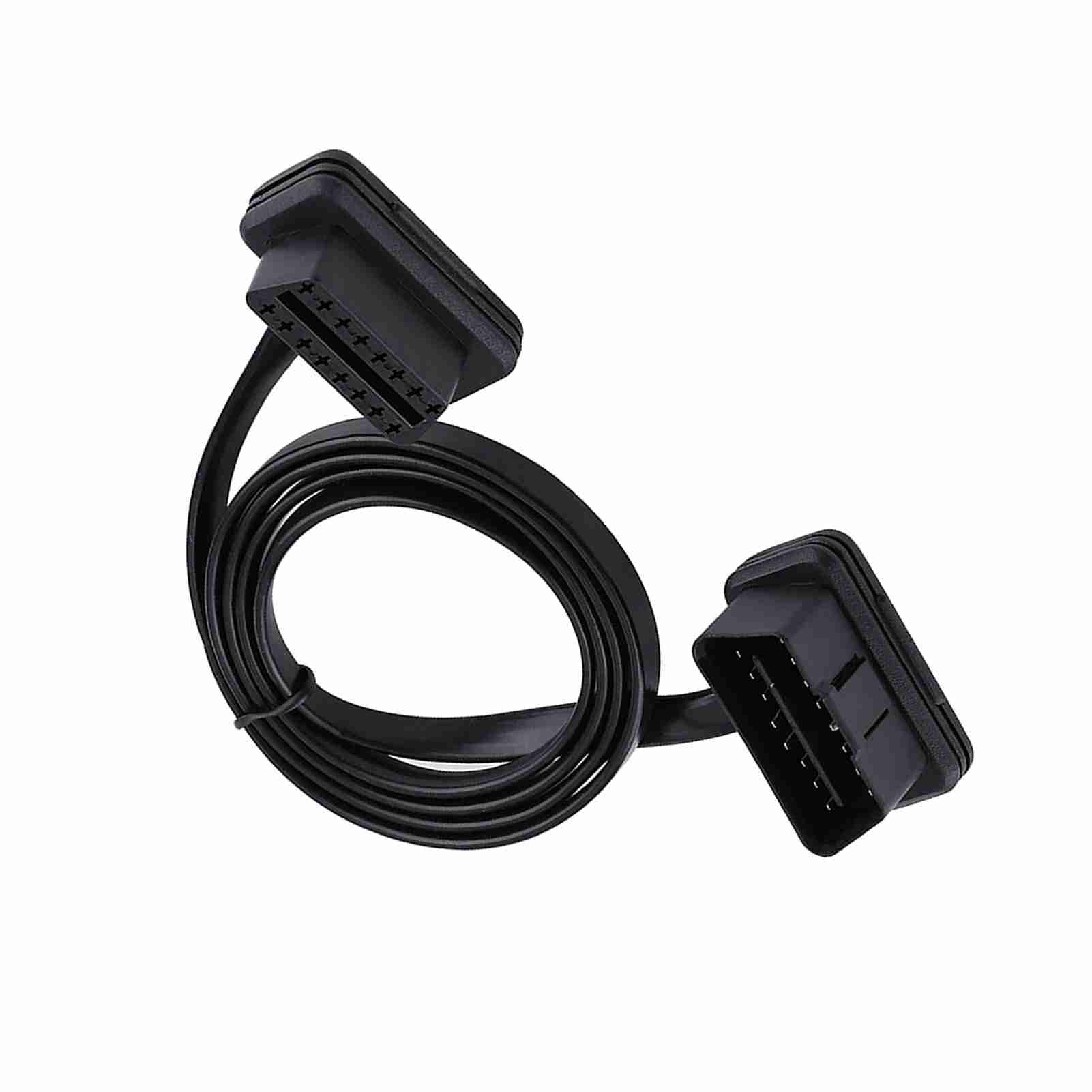 OBD2 16 Pin Stecker Buchse Verlängerungskabel für Diagnose Auto Auto (100cm) von Ailgely