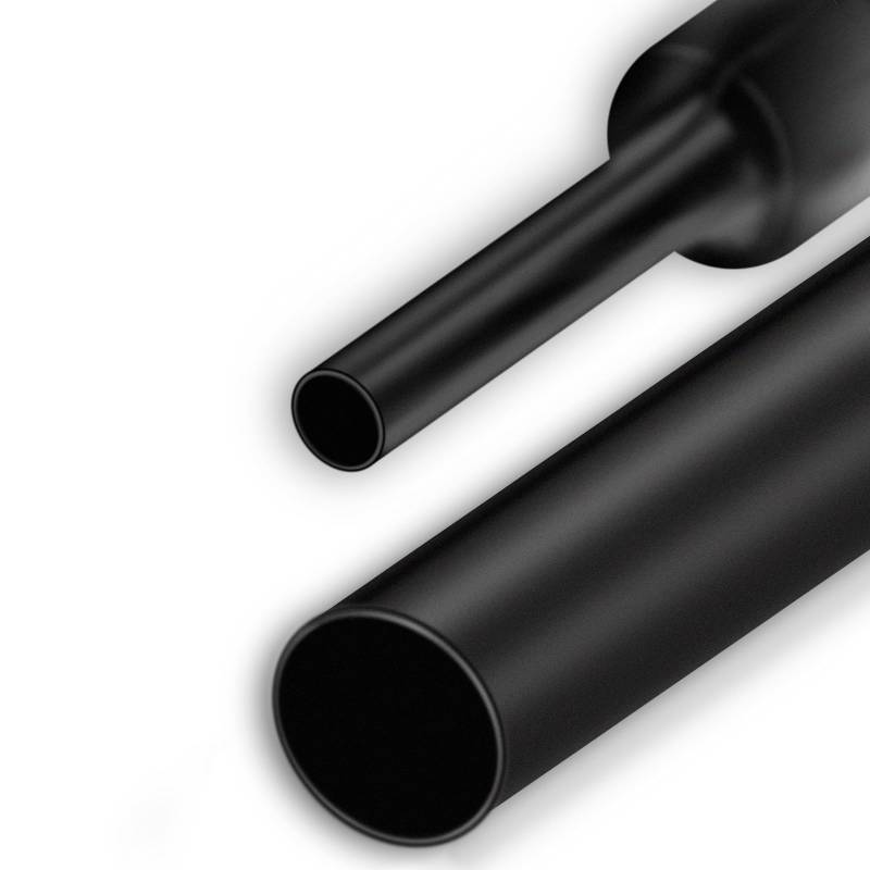 Schrumpfschlauch, Schrumpfschlauch mit Kleber, 4:1 Schrumpfschläuche Wasserdicht, Heat Shrink Tube Schwarz für Kabelisolierung, Markierung, Kabelbündelung, Reparaturen (32mm x 1.5m) von Ailvor