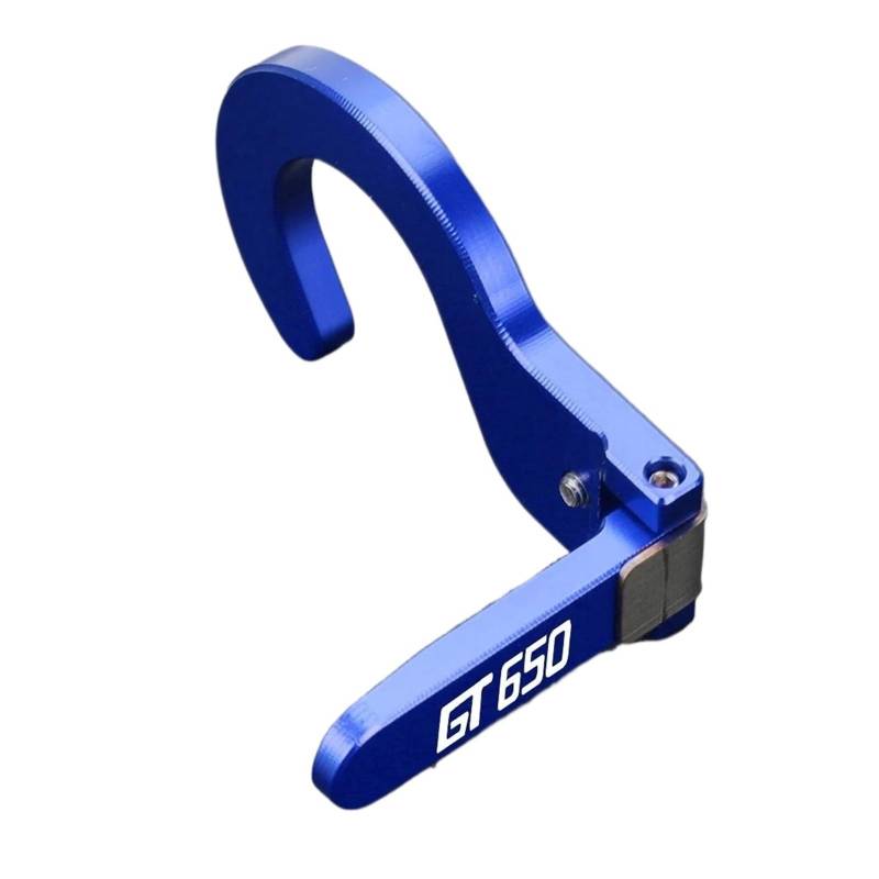 Aimazom Motorrad Hupe Knopf Verlängerung Für CFMOTO 650 GT 650GT GT650 2016-2024 Motorradschalterknopfabdeckung Hupenknopfgehäuse-Verlängerungshalterung(Blau,with Logo) von Aimazom