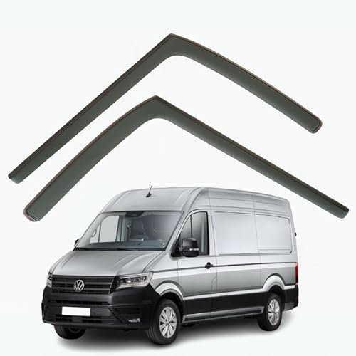 AirFlux Set mit 2 Windabweisern, kompatibel mit Volkswagen Crafter, passend für MAN TGE 2018 2019 2020 2021 2022 2023 2024 2025 Modelle. von AirFlux