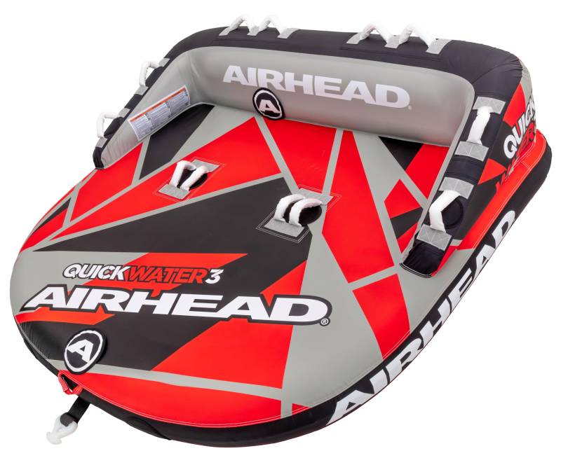 AIRHEAD AHT50188RBK Quick Water 3-Rider Abschleppschlauch, Rot/Schwarz von Airhead