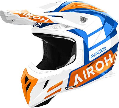 Airoh Aviator Ace 2 Sake, Motocrosshelm - Weiß/Orange/Blau - S von Airoh