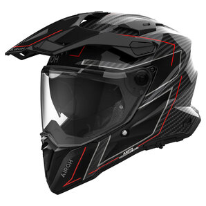 Airoh Commander 2 Carbon Endurohelm Rot Grau von Airoh