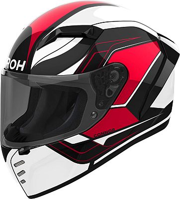 Airoh Connor Dunk, Integralhelm - Schwarz/Weiß/Rot - XL von Airoh