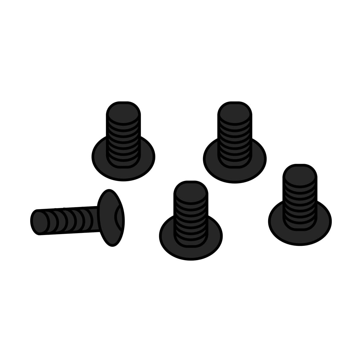 Airoh Extension Screws Kit/Kit Schrauben Verlängerung Twist 2.0 von Airoh