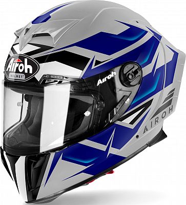 Airoh GP 550 S Wander, Integralhelm - Blau/Weiß - XS von Airoh