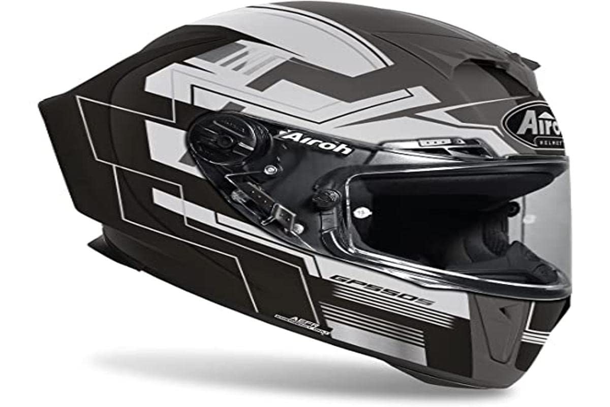 AIROH Helm GP550 S CHALLENGE BLACK MATT XL von AIROH