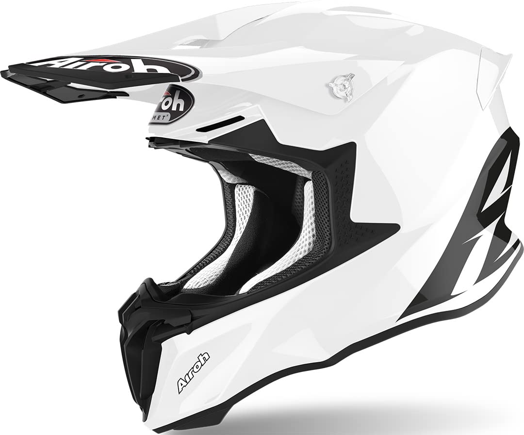 Airoh HELMET TWIST 2.0 COLOR WHITE GLOSS XL, Weiß von MOTOTOPGUN