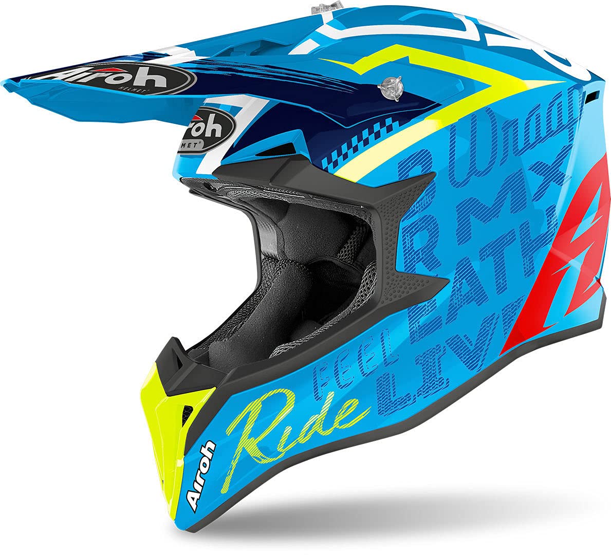 Airoh HELMET WRAAP STREET AZURE GLOSS M von MOTOTOPGUN