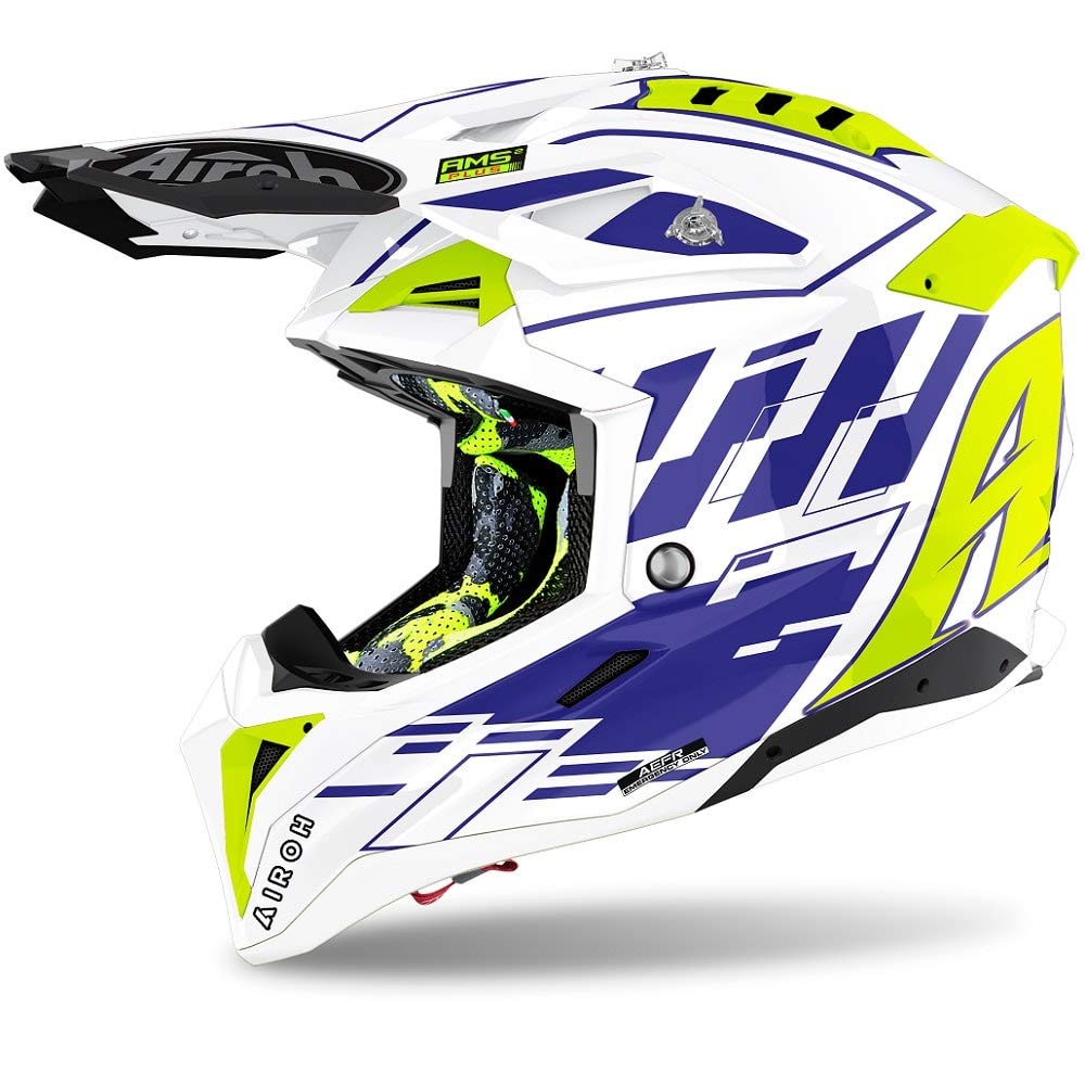 Airoh Helmet Aviator 3 Rampage Blue Gloss L von Airoh