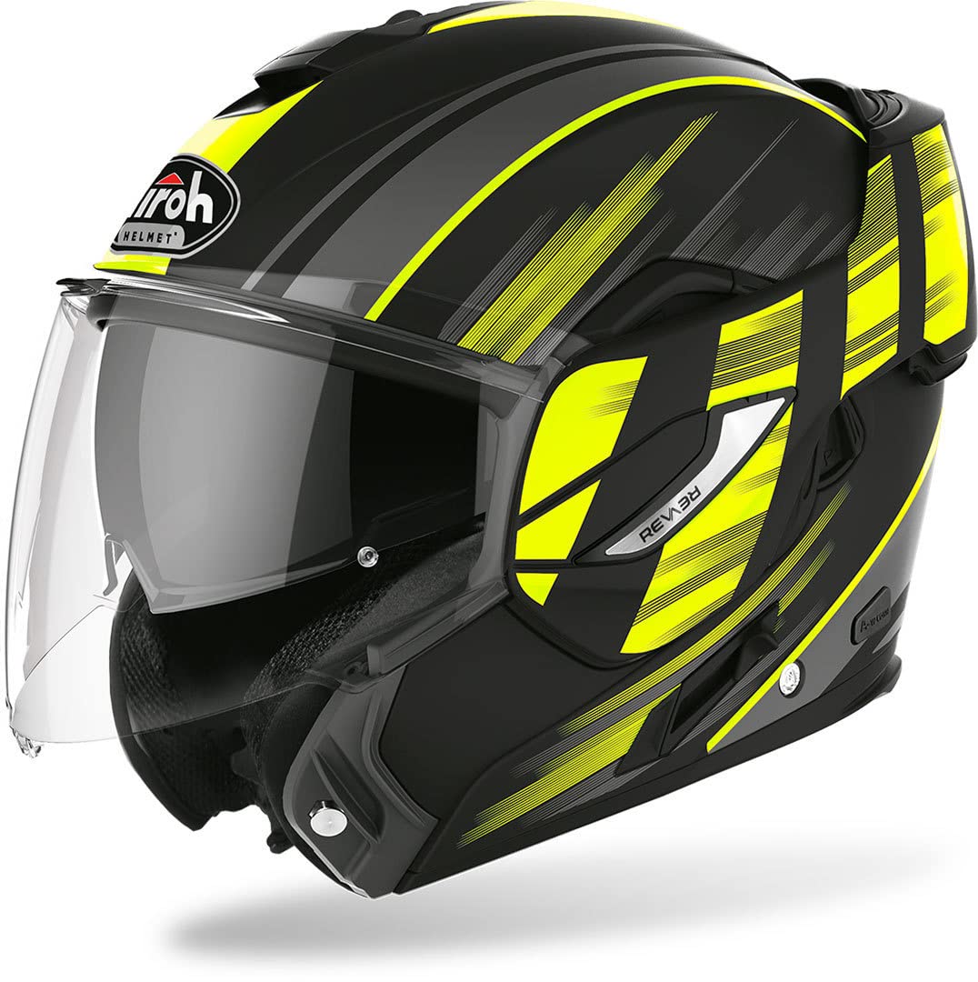 Airoh Herren Rev 19 Helmet, gelb, XS von MOTOTOPGUN