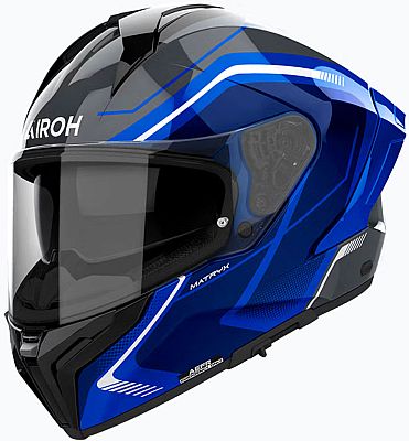 Airoh Matryx Wide, Integralhelm - Schwarz/Blau/Weiß - L von Airoh