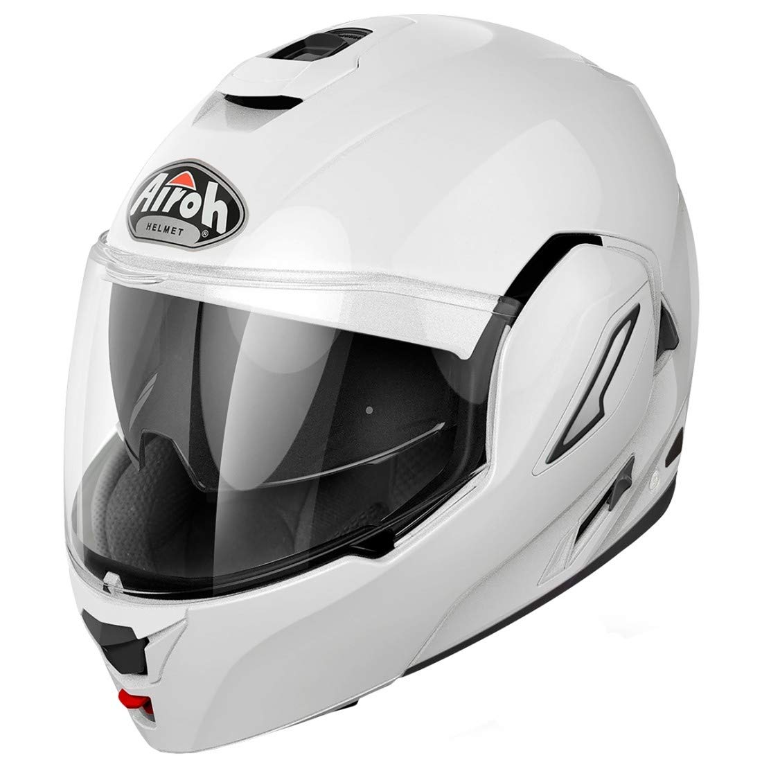 AIROH Unisex – Erwachsene REV 19 Helmet, Color White Gloss, XL von MOTOTOPGUN