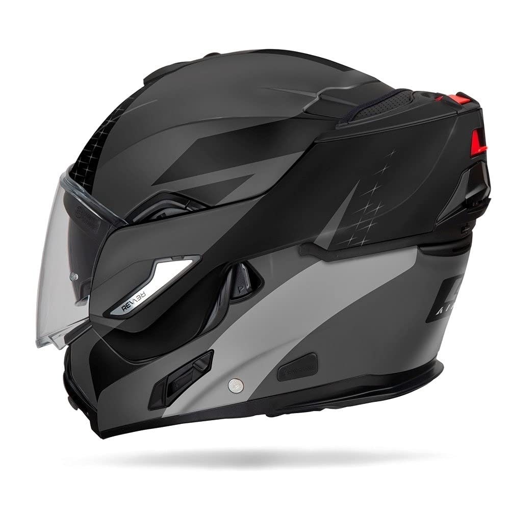 AIROH Modularer Helm Rev 19 Leaden Anthrazite Matt XS von AIROH