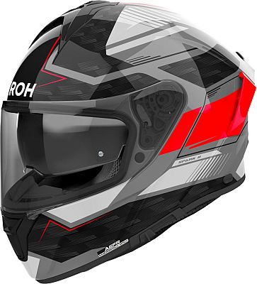 Airoh Spark 2 Zenith, Integralhelm - Grau/Schwarz/Rot - M von Airoh