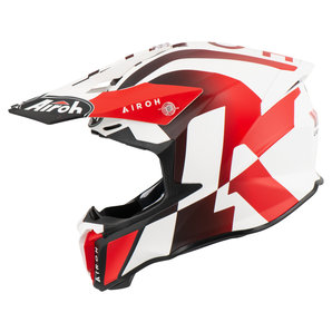 Airoh Twist 2.0 Lift Crosshelm Weiss Rot von Airoh