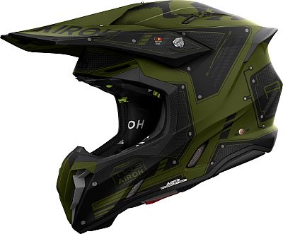 Airoh Twist 3 Military, Motocrosshelm - Matt Oliv/Schwarz - XXL von Airoh