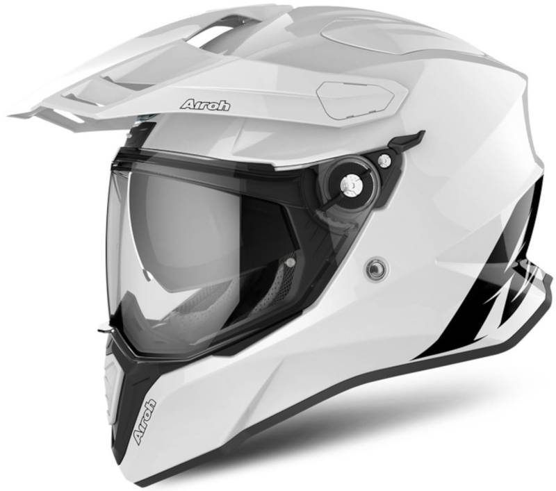 Airoh Unisex – Erwachsene Commander Helmet, Color White Gloss, L von MOTOTOPGUN