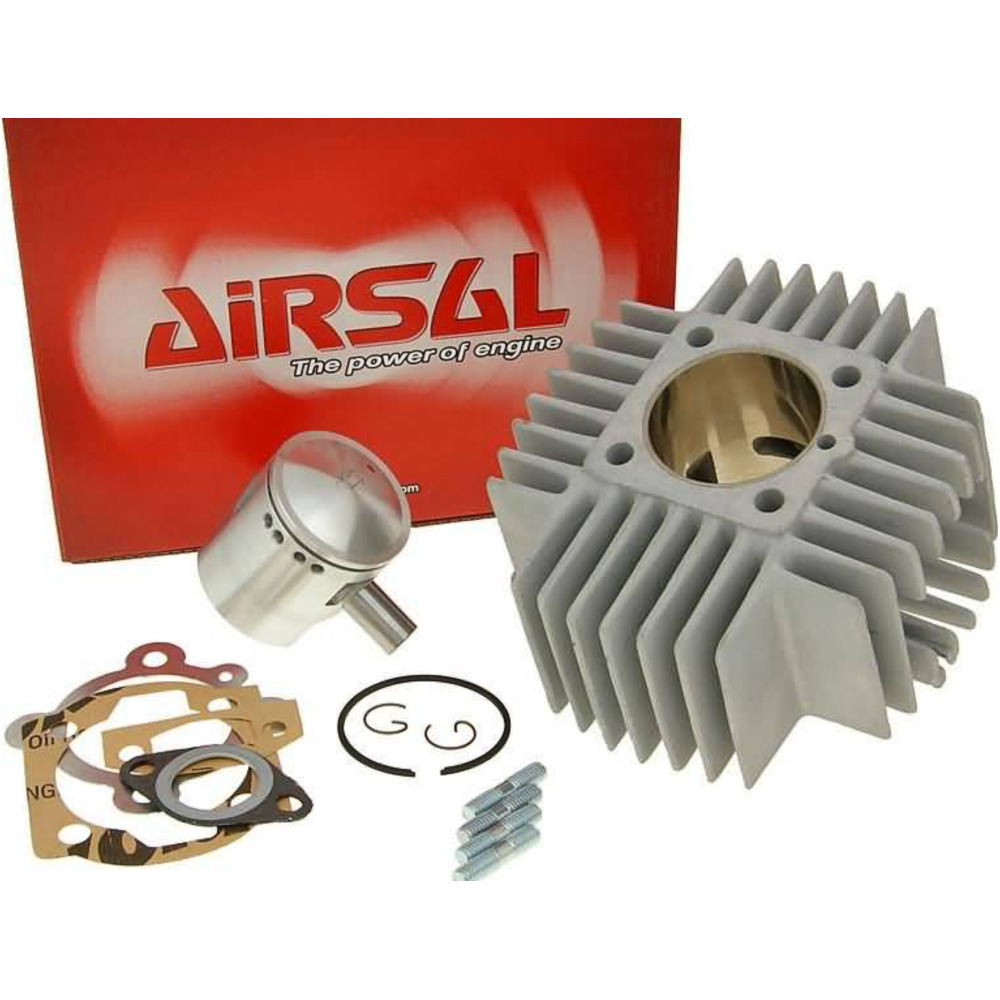 Airsal as24801 zylindersatz zylinderkit  racing 68,4ccm 45mm für puch automatik, x30 mit kurzen kühlrippen von Airsal