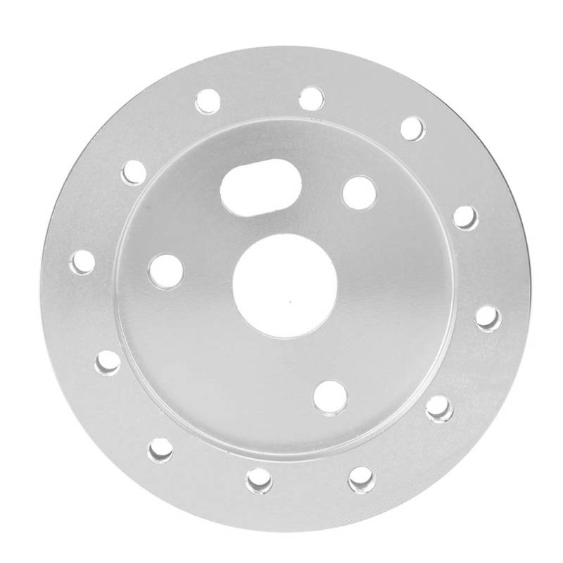 Lenkradnaben-Adapter-Abstandshalter, Universeller CNC-gefräster Lenkrad-Abstandshalter aus Aluminiumlegierung für Lenkrad-Abstandshalter für 6-Loch-Adapter (Silber) von Airshi