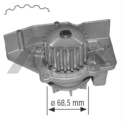 Wasserpumpe, Motorkühlung Airtex 1361 von Airtex