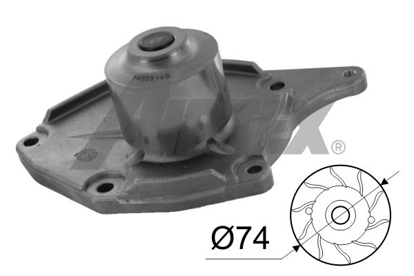 Wasserpumpe, Motorkühlung Airtex 1746 von Airtex