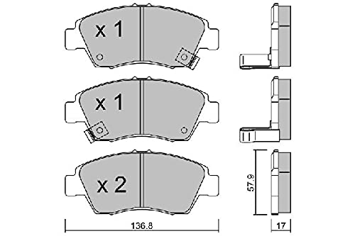 AISIN BPHO-1001 Bremsbeläge von Aisin