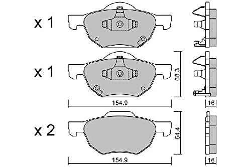 AISIN BPHO-1903 Bremsbeläge von Aisin